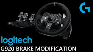 Logitech G920 Brake Pedal How To Fix and Tested Xbox One [upl. by Gold]