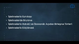 GENEL İŞLETME  Ünite 4 Konu Anlatımı 1 [upl. by Khoury]