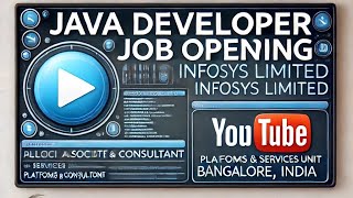 Java Developer Job Opening at Infosys  Associate Consultant  Bangalore  23 Years Experience [upl. by Armalda572]