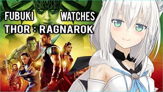 Fubuki watches Thor Ragnarok HololiveENG [upl. by Bobine]