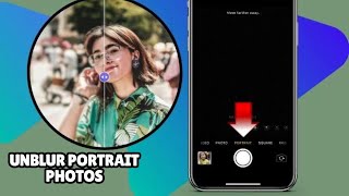 How to UNBLUR Portrait Photos on iPhone iOS 18 [upl. by Lemuela616]