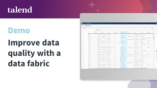 Demo  Exploiting a data fabric to drive data literacy and data democratisation [upl. by Lorrin]