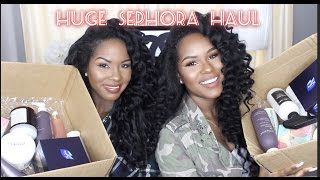 High End Curly Hair Products Haul Sephora VIB Sale [upl. by Hakim190]