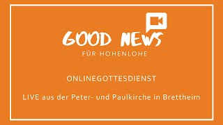 Gottesdienst am 14072024 um 1000 Uhr  Bezirksposaunentag aus Brettheim [upl. by Mumford]