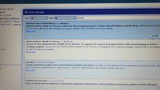 How to install the Adafruit Motor Control Library for the L293d motor shield [upl. by Eleonore]