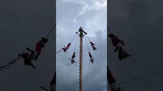 Los Voladores de Papantla  La Feria de Tlaxcala  México [upl. by Ennairej]