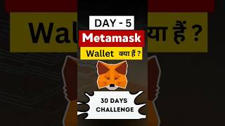 DAY 5 Metamask Wallet क्या है [upl. by Eckardt]