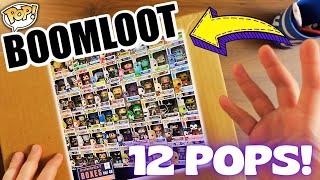 150 BOOMLOOT Funko Pop Mystery Box [upl. by Yeliab617]