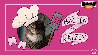 Katzen Leckerlis aus der Backmatte selber machen [upl. by Romeo]