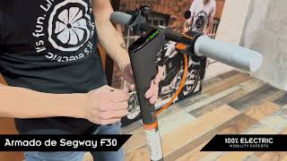 Tutorial de armado rápido para scooter F30 de Segway [upl. by Anirol634]