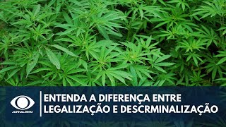 Legalização x descriminalização do uso pessoal da maconha entenda a diferença  Band em Alta [upl. by Rennoc]