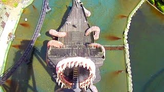 Krake front seat onride HD POV Heide Park [upl. by Aslehc]