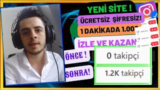 1 DAKİKADA 1000 İNSTAGRAM TAKİPÇİ  ŞİFRESİZ ÜCRETSİZ İNSTAGRAM TAKİPÇİ ARTTIRMA [upl. by Anekahs]