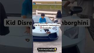 Kid Disrespects Lamborghini Aventadorlamborghini aventador lambo lambolife lamborghiniaventador [upl. by Vivi]