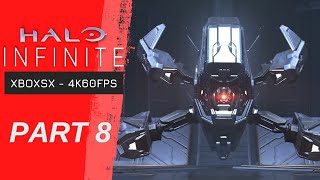 HALO INFINITE Campaign Walkthrough Part 8  Adjutant Resolution Full Game [upl. by Alesig]