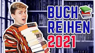 Alle meine gelesenen BuchReihen 2021 Beendet begonnen abgebrochen  Henjos Buchleben [upl. by Aivartal]