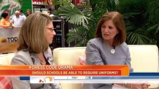 School Uniform Debate Today Show [upl. by Blackington]