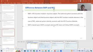 40  Cross Applications  RFC  Comparison with BAPI and PreRequisites [upl. by Spearman448]