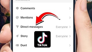 How To Fix Tiktok Direct Message Option Not Showing Full Guide 2024 [upl. by Iznek]