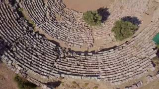 Kaunos the ancient city of Caria Mavic footage [upl. by Ludwig]