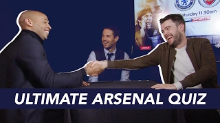 Thierry Henry v Jack Whitehall  ULTIMATE ARSENAL QUIZ [upl. by Good433]