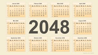 Kalender 2048 [upl. by Dyan306]