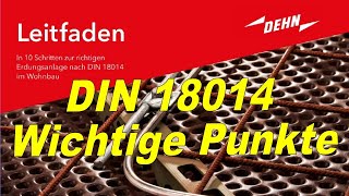 Erdungsanlage Grundlagen DIN 18014 😲🤔😉 und Dehn Erdung Set  Fundamenterder  Erdungsanlage [upl. by Schear]