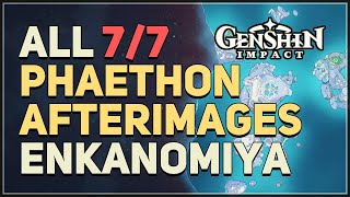 All Enkanomiya Phaethon Afterimages Ghosts Genshin Impact [upl. by Brittney14]