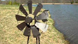 Scrollwork Windmill with LED Lights  Plow amp Hearth [upl. by Mushro421]