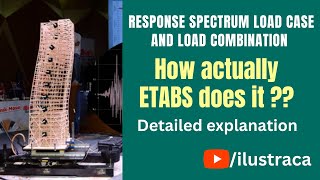 Response Spectrum Case and Load Combination How actually ETABS does it   ilustraca  Sandip Deb [upl. by Besse309]