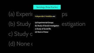 Sociology Mcqs learningimpact sociologist socialclass [upl. by Jedidiah281]