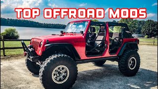 Top 10 Mods for an Offroad Jeep [upl. by Mariand46]