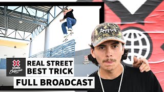 Real Street Best Trick FULL COMPETITION  X Games California 2023 [upl. by Gerek]