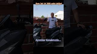 SYM JET 14 200 YAKIT TÜKETİMİ sym yakıttüketimi çanakkale motovlog jet14 jetx [upl. by Britton]