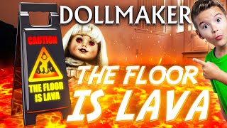 The Dollmaker  The Floor Is Lava Season 5 Ep4 ESCAPING THE DOLL [upl. by Hescock667]