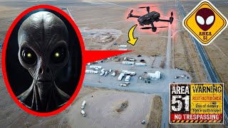 DRONE CATCHES ALIEN AT AREA 51  YOU WONT BELIEVE WHAT MY DRONE CAUGHT AT AREA 51 [upl. by Beitz]