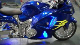 HAYABUSA FOR SALE ALLTHINGSCHROME 2011 BUSA BLUE TRICKED OUT SPECIAL [upl. by Eliathas]