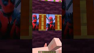 Bye Bye Bye 👋 Deadpool Minecraft Animation 😍🤯 minecraft shorts [upl. by Feliks]