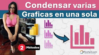 Condensar varias graficas en una sola powerbi [upl. by Hellene614]