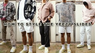 Underrated or Overrated How to style the Yeezy Slides on BodyReview WATCH BEFORE PURCHASING [upl. by Cassandre]