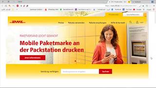 Nachname paket mit DHL versenden gegen Zahlung [upl. by Annorah]