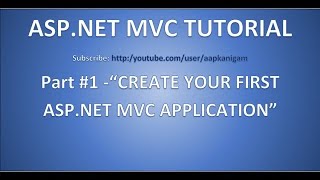 Part 1 Stepbystep ASPNET MVC Tutorial for Beginners  How to create a  website using MVC [upl. by Rockie735]