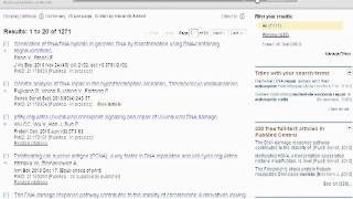 PubMed Finding primary research and review articles [upl. by Allerim]