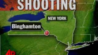 Report 4 Shot Hostages Taken in Binghamton NY [upl. by Olwena]