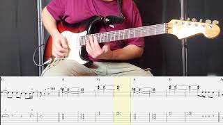 A Flock Of Seagulls  I Ran So Far Away GUITAR COVER  PLAY ALONG TAB  SCORE [upl. by Lebna]