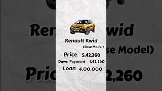 Renault Kwid On road price in India [upl. by Entirb916]