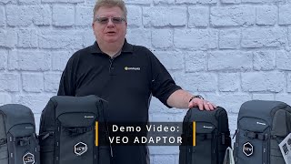 DemoVideo  VEO Adaptor Camera Backpacks [upl. by Amarette]