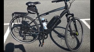 EBike 2021 Carrera Crossfire E 20 revised review with extras  short ride amp battery removal [upl. by Yrojram]