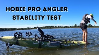 Hobie Pro Angler Stability Test WE GET WET [upl. by Von]