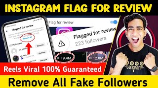 Instagram Flag For Review Kya Hai  Instagram Fake Followers Remove Kaise Kare  Instgaram Followers [upl. by Cassaundra]